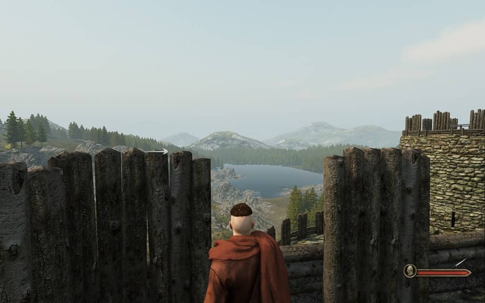Mount and Blade 2 - výhled z hradu